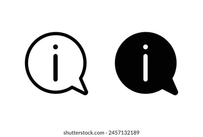 information sign icon vector illustration