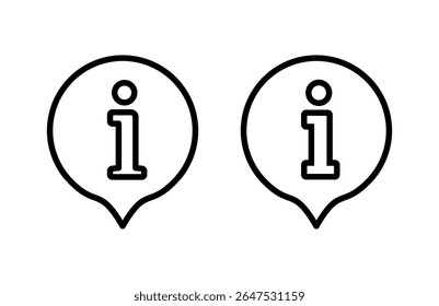Informatie teken pictogram vector illustratie. over ons teken en symbool. vraagteken pictogram
