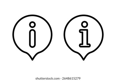 Informatie teken pictogram vector illustratie. over ons teken en symbool. vraagteken pictogram
