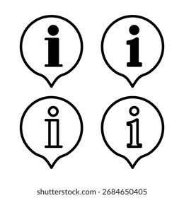 Information sign icon vector illustration. about us sign and symbol. question mark icon