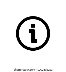 Information Sign Icon Vector Logo Template