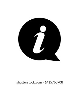 Information Sign Icon Vector Logo Template - Vector