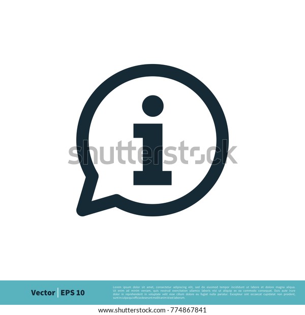 Information Sign Icon Vector Logo Template\
Illustration Design. Vector EPS\
10.