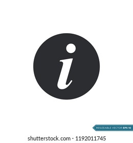 Information Sign Icon Vector Symbol illustration design