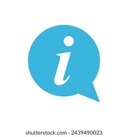 Información Signo icono Vector Símbolo ilustración diseño