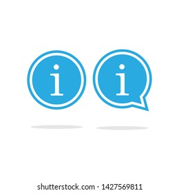 Information Sign Icon Vector Template