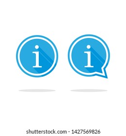 Information Sign Icon Vector Template