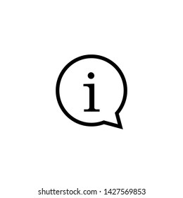 Information Sign Icon Vector Template