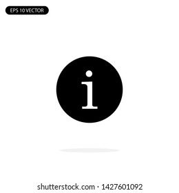 Information Sign Icon Vector Template