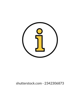 Information sign icon vector for web and mobile app. about us sign and symbol. question mark icon