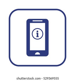 Information  sign icon,vector. Flat design.
