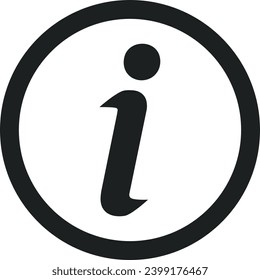 signo de información| vector de símbolo de información | Icono de información