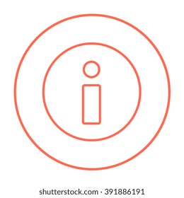 Symbol für die Informationszeichenlinie