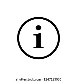 Information Sign & Symbol Icon Vector Template.