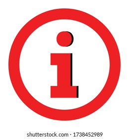 Information sign symbol, info icon isolated vector