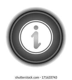 Information sign. Vector icon.