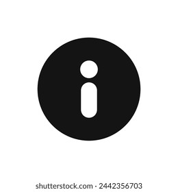 Information sign vector icon. Info desk icon.