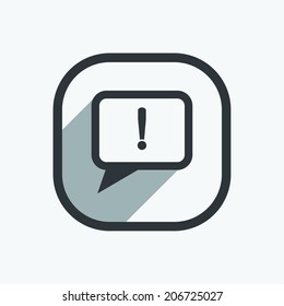 Information sign - Vector icon isolated