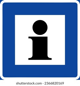 Information, Signs giving information, Special regulation, Road signs in Sweden