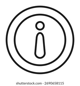 Information Simple Icon Vector Illustration Concept