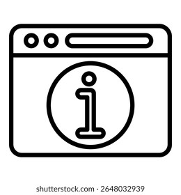 Information Simple Vector Icon Collection
