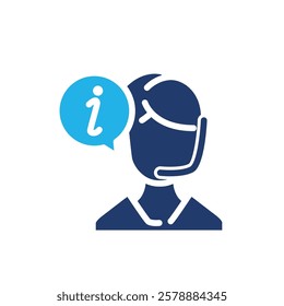 information support colored icon vector design good for web or mobile app