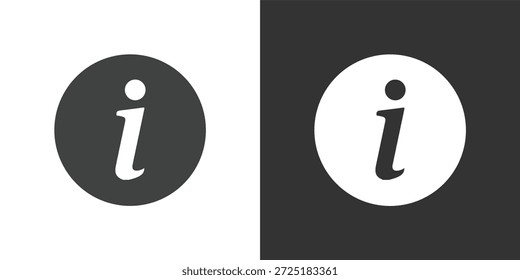 Icono de Símbolo de información. Icono de la serie de glifos sólidos