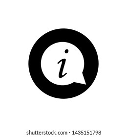 Information Symbol Icon Vector Design Illustration