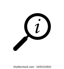 Information Symbol Icon Vector Design Illustration