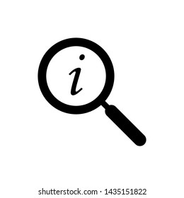 Information Symbol Icon Vector Design Illustration