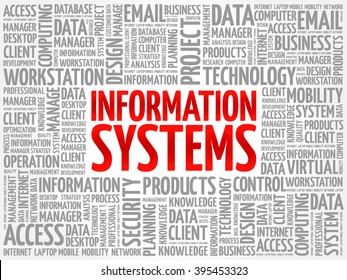 Information Systems Word Cloud Concept