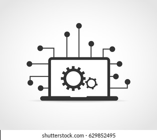 Information Technology concept icon