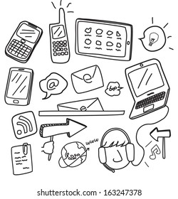 information technology doodle