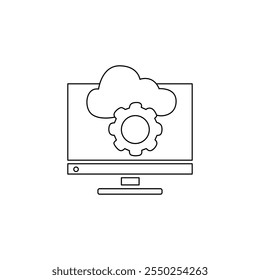 Information Technology icon set. Black and white icon set, Editable icon set, Containing cloud computing, IT manager, big data, data analytics, internet, network security and more. Solid vector icons 