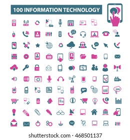 iconos de tecnología de la información