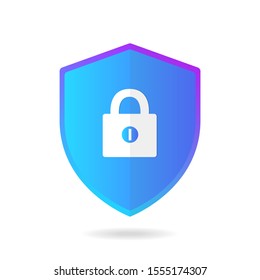 information technology security modern icon vector.
