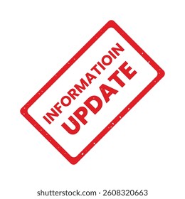 Information Update Stamp Label Vector Design