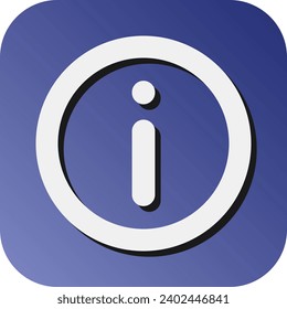 Information Vector Glyph Gradient Background Icon For Personal And Commercial Use.
