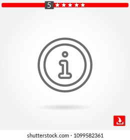 information vector icon