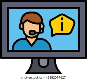 Information vector icon. Can be used for printing, mobile and web applications.
