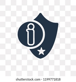 Information vector icon isolated on transparent background, Information transparency concept can be used web and mobile