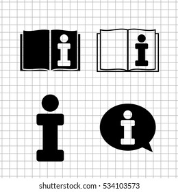 information  - vector icon set