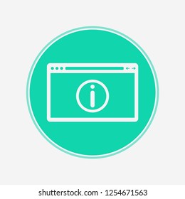 Information vector icon sign symbol