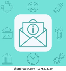 Information vector icon sign symbol