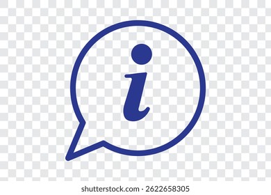 Iconos del vector de la información aislados en el fondo blanco. Icono de información azul y negro. Información, información simple icono de Vector.