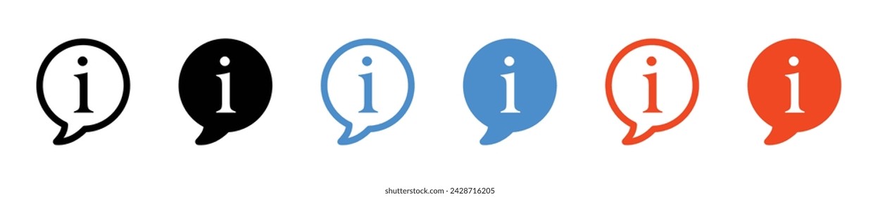 Information Vector Illustration Set. Gateway to Insight Sign Suitable for Apps and Websites UI Design.