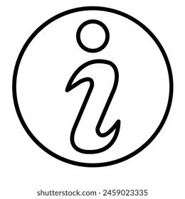 Information Vector Line Icon Design
