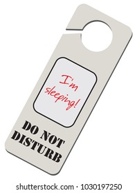 Information Warning - Do Not Disturb, I'm Sleeping