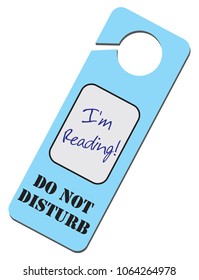 Information Warning - Do Not Disturb, I'm Reading