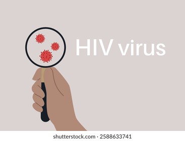 An informative campaign promotes awareness about HIV virus, emphasizing prevention strategies and the importance of community engagement to combat the spread of this infectious disease